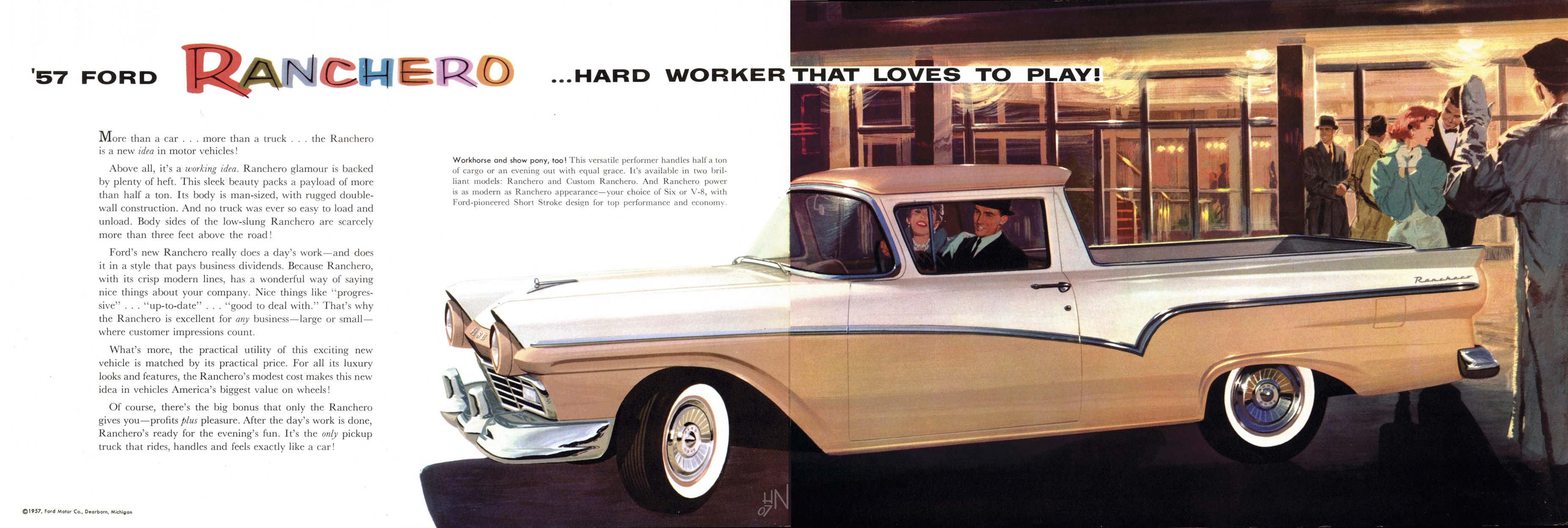 1957 Ford Ranchero Foldout Page 2
